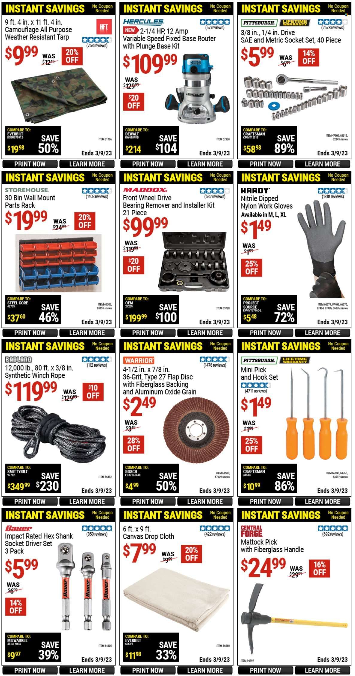 Harbor Freight Weekly Ad Flyer Specials February 10 to March 9, 2023