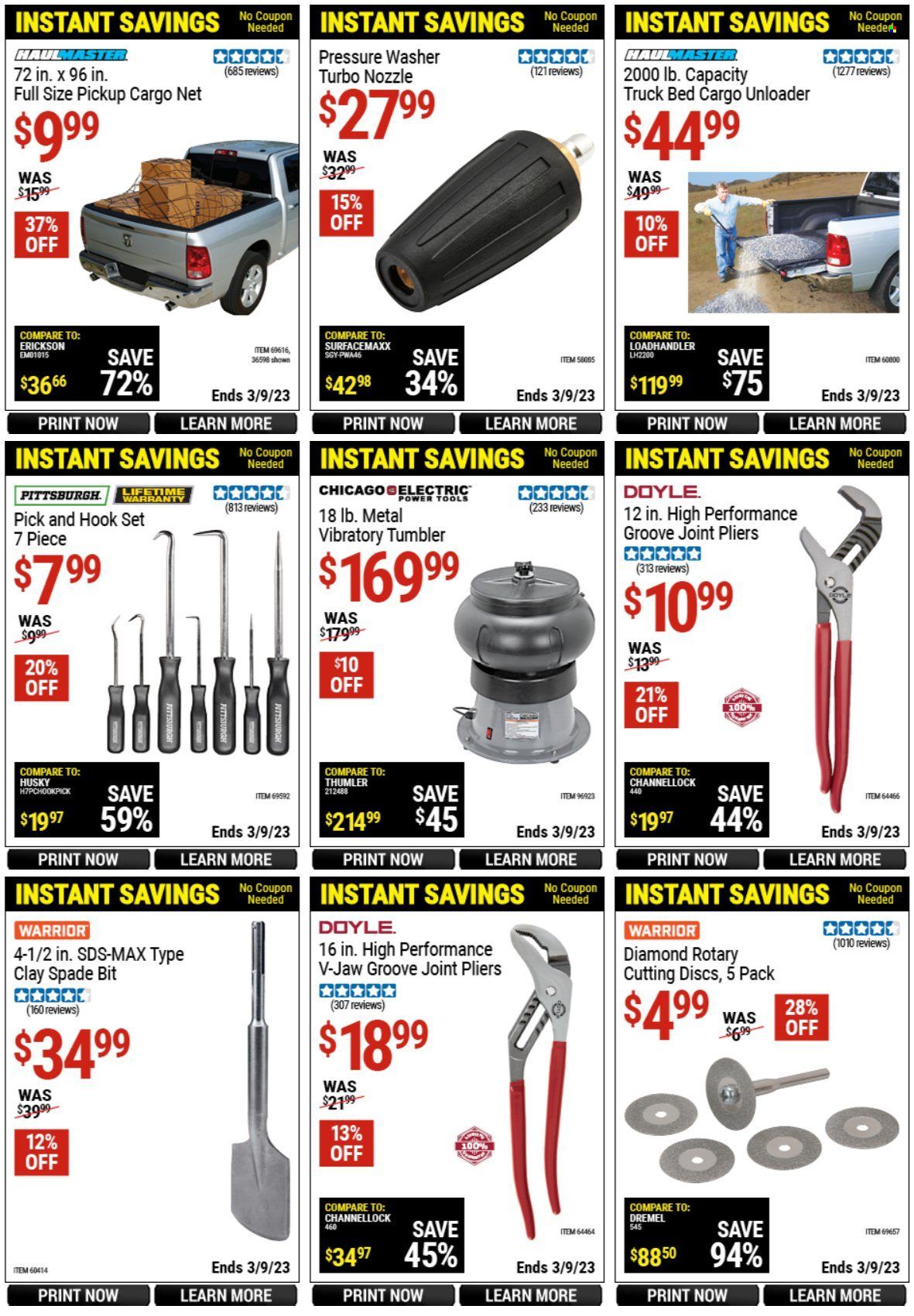 Harbor Freight Weekly Ad Flyer Specials February 10 to March 9, 2023