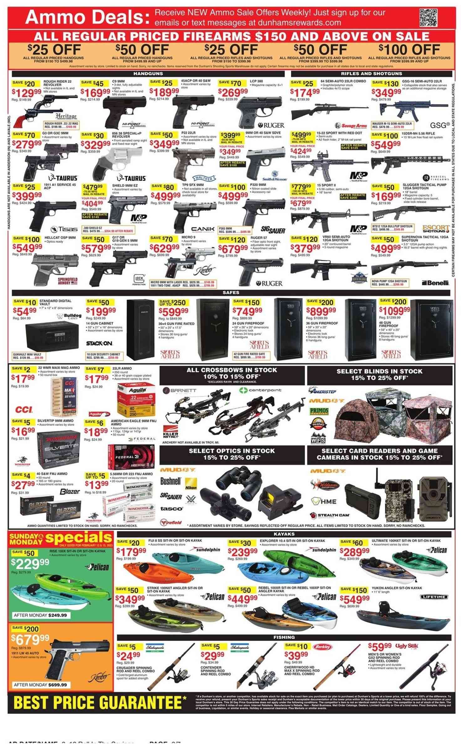 Dunham's Sports Weekly Ad Flyer Specials February 11 to February 16, 2023