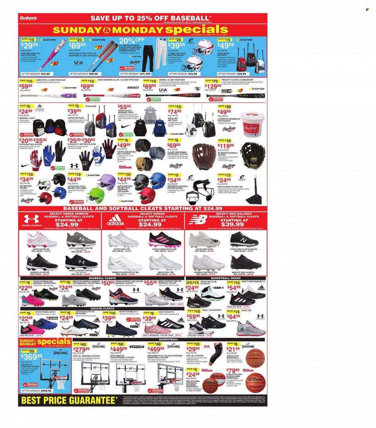 Dunham's Sports (MI, MN, ND, SD, WI) Weekly Ad Flyer Specials February 11 to February 16, 2023