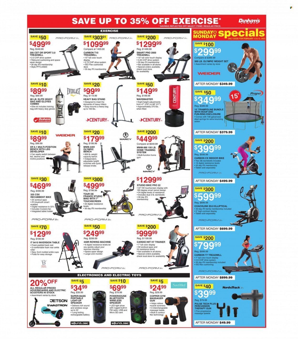 Dunham's Sports (MI, MN, ND, SD, WI) Weekly Ad Flyer Specials February 11 to February 16, 2023