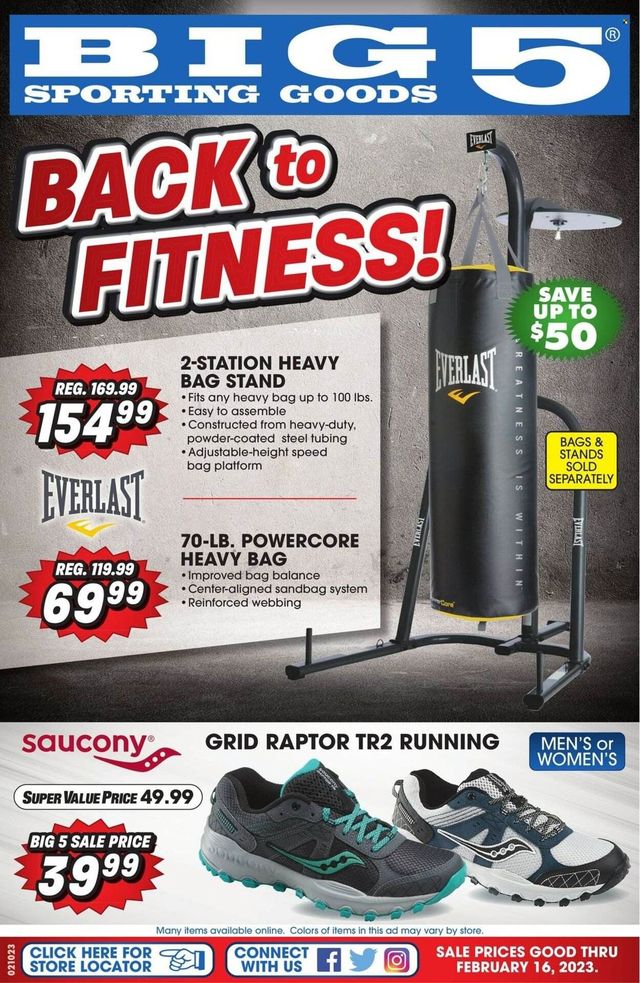 Big 5 (AZ, CA, CO, ID, NM, OR, UT, WA) Weekly Ad Flyer Specials February 10 to February 16, 2023