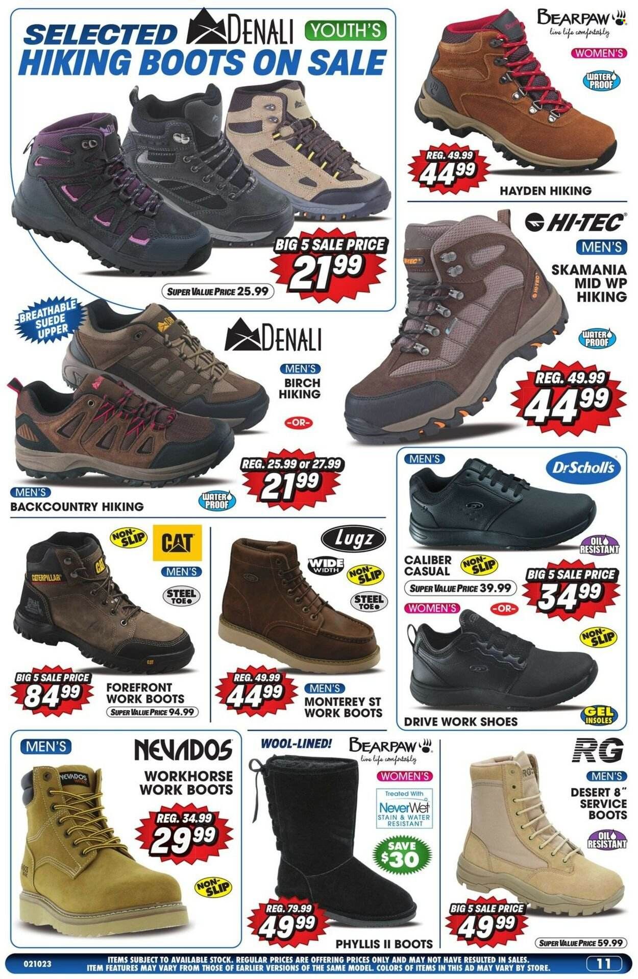 Big 5 (AZ, CA, CO, ID, NM, OR, UT, WA) Weekly Ad Flyer Specials February 10 to February 16, 2023