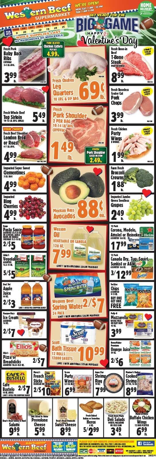 Western Beef (FL, NY) Weekly Ad Flyer Specials February 9 to February 15, 2023