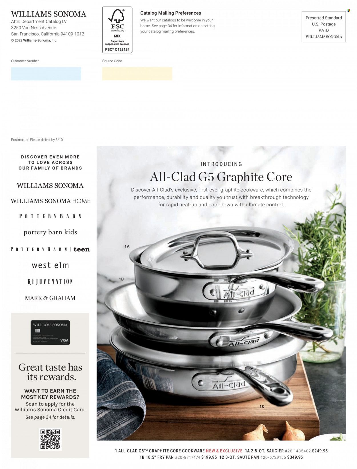 Williams-Sonoma Promotions & Flyer Specials May 2023