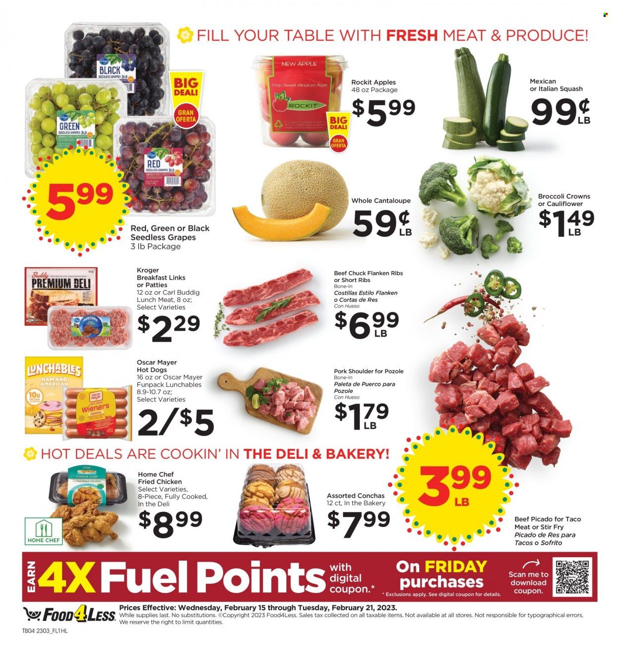 Food 4 Less (CA) Weekly Ad Flyer Specials February 15 to February 21, 2023