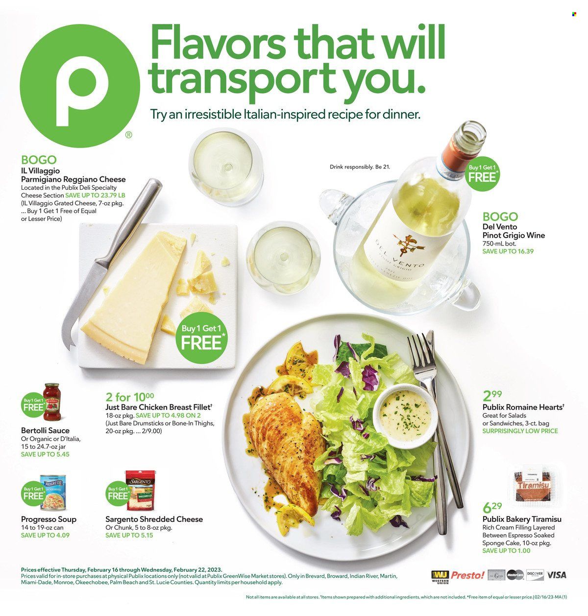 Publix (AL, FL, GA, NC, SC, TN) Weekly Ad Flyer Specials February 16 to February 22, 2023