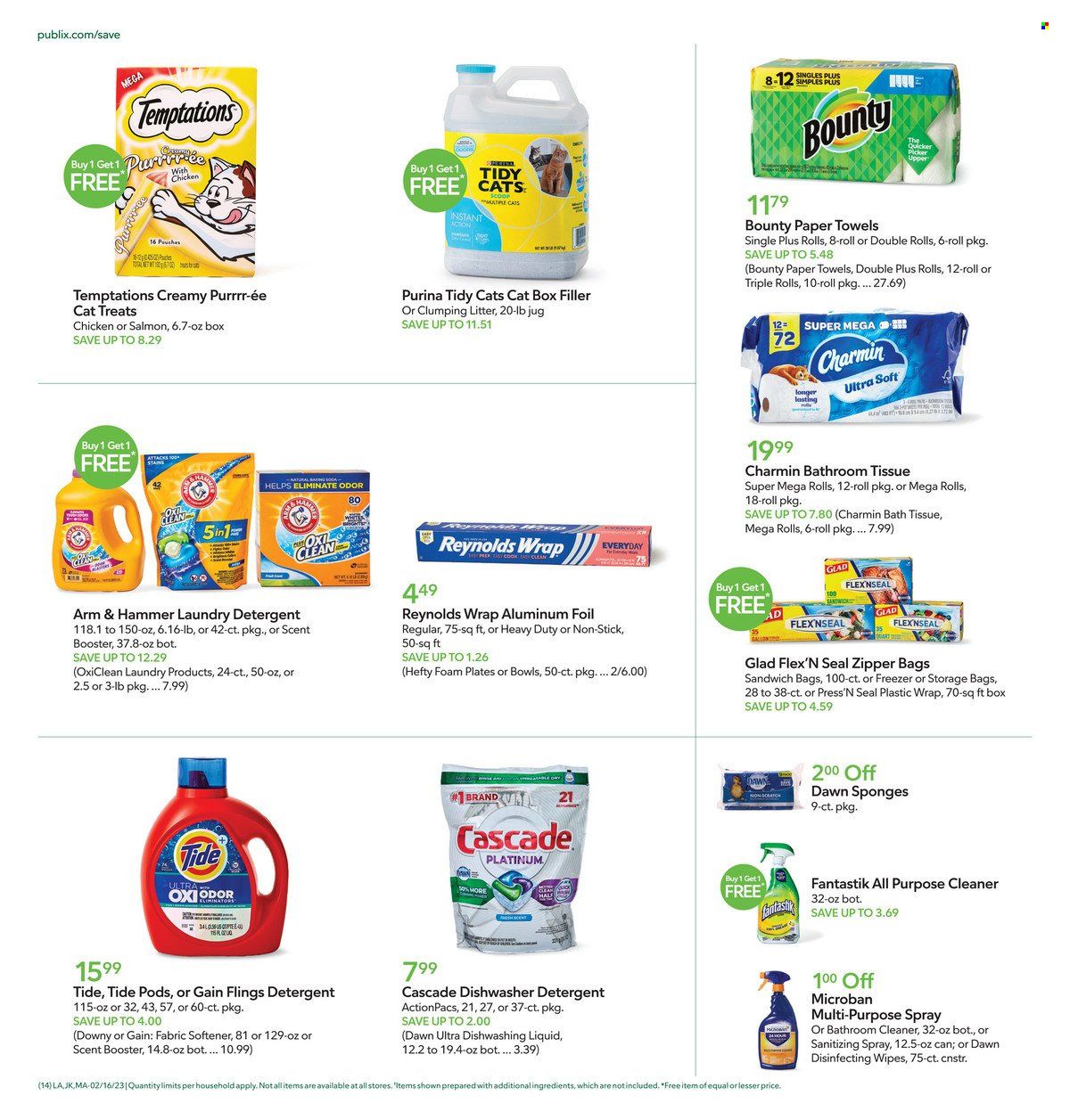 Publix (AL, FL, GA, NC, SC, TN) Weekly Ad Flyer Specials February 16 to February 22, 2023