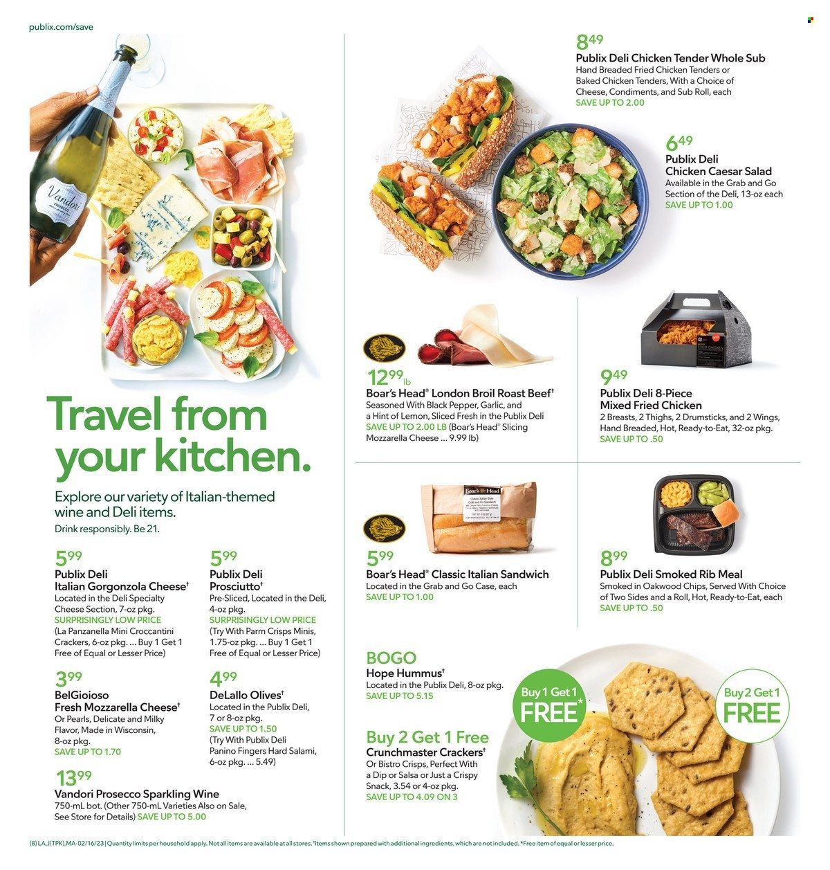 Publix (AL, FL, GA, NC, SC, TN) Weekly Ad Flyer Specials February 16 to February 22, 2023