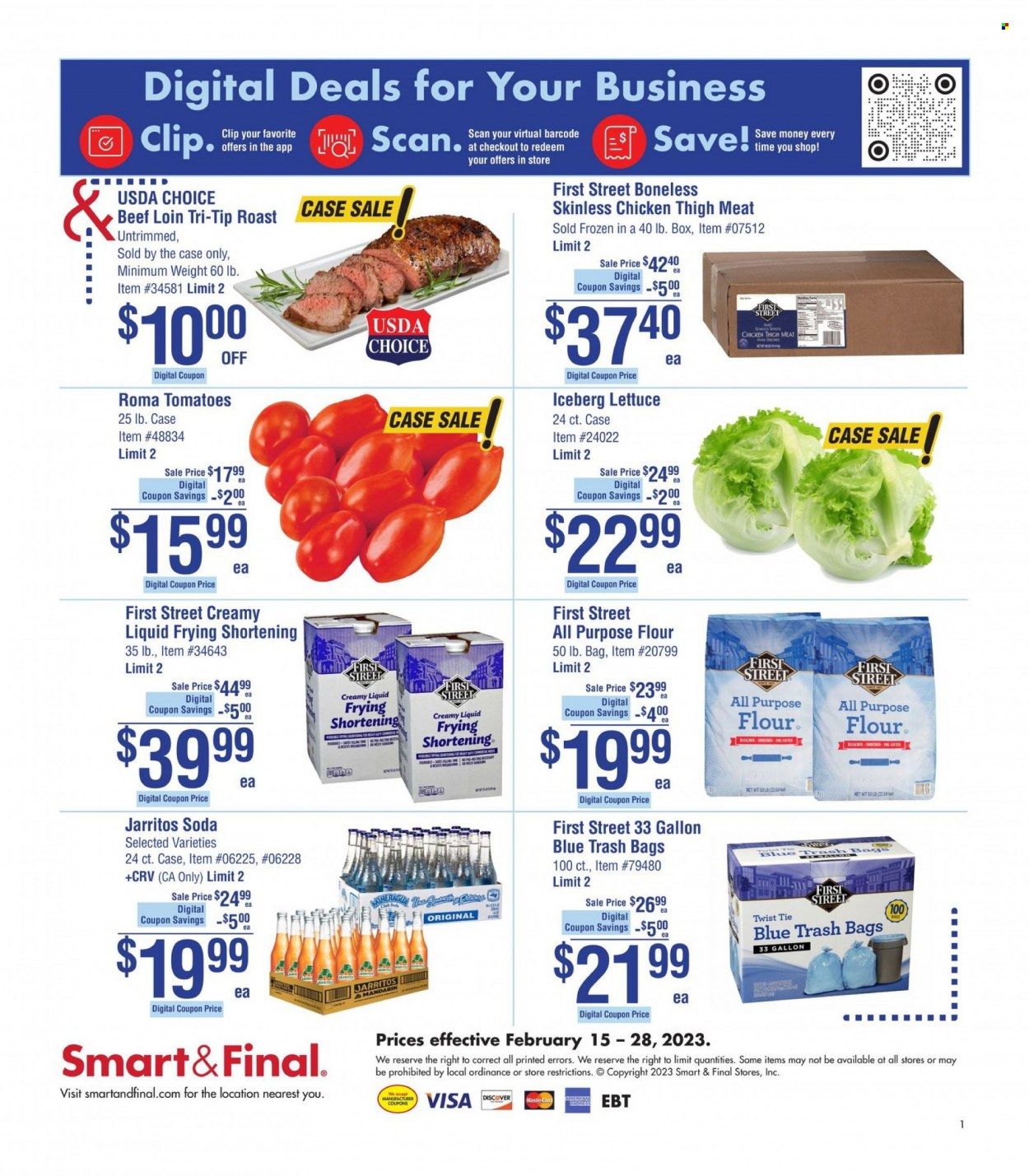 Smart & Final (AZ, CA) Weekly Ad Flyer Specials February 15 to February 28, 2023