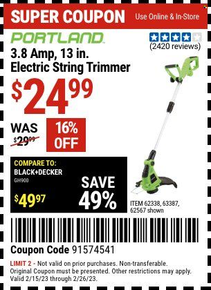 Harbor Freight Weekly Ad Flyer Specials February 15 to February 26, 2023