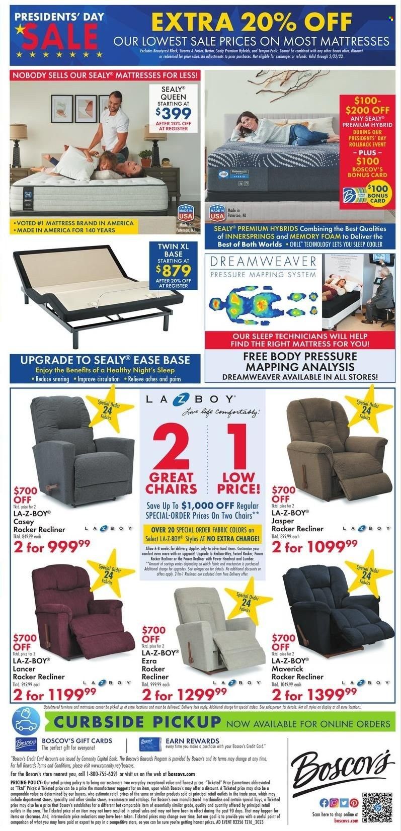 Boscov's (CT, DE, MD, NJ, NY, PA) Weekly Ad Flyer Specials February 16 to February 22, 2023