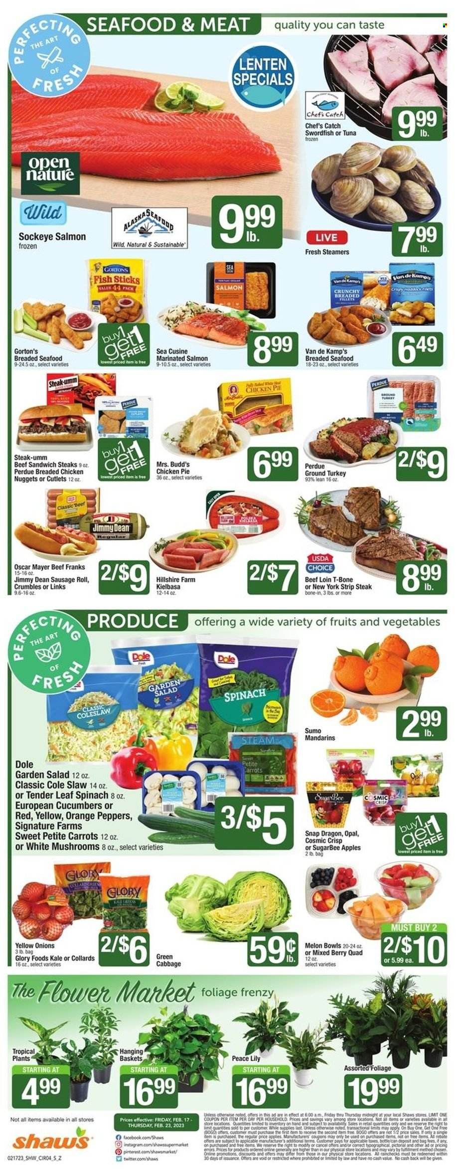 Shaw’s (MA, ME, NH, RI, VT) Weekly Ad Flyer Specials February 17 to February 23, 2023