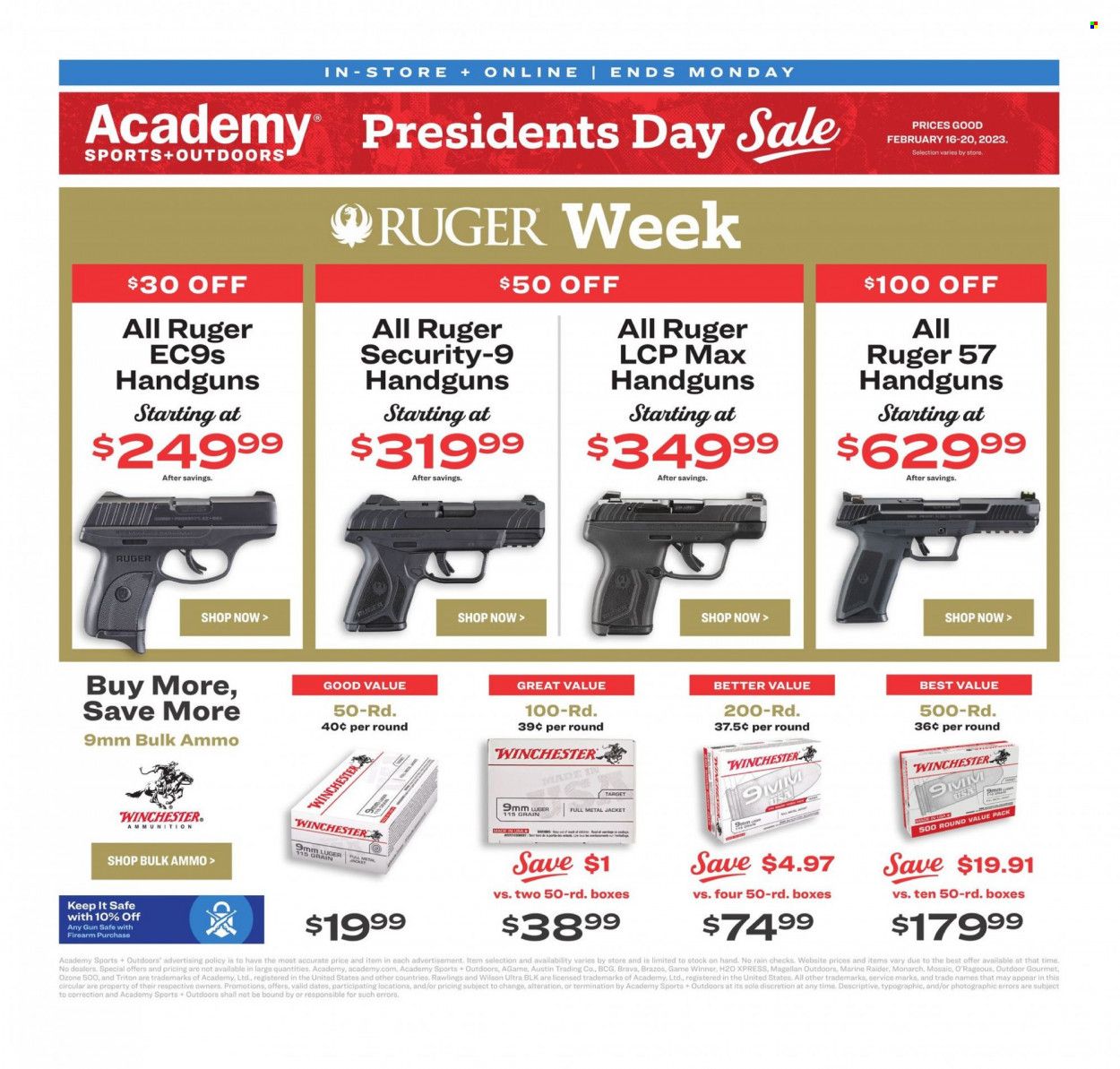 Academy Sports + Outdoors Weekly Ad Flyer Specials February 16 to February 20, 2023