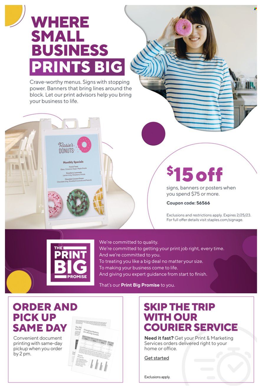 Staples Weekly Ad Flyer Specials February 19 to February 25, 2023