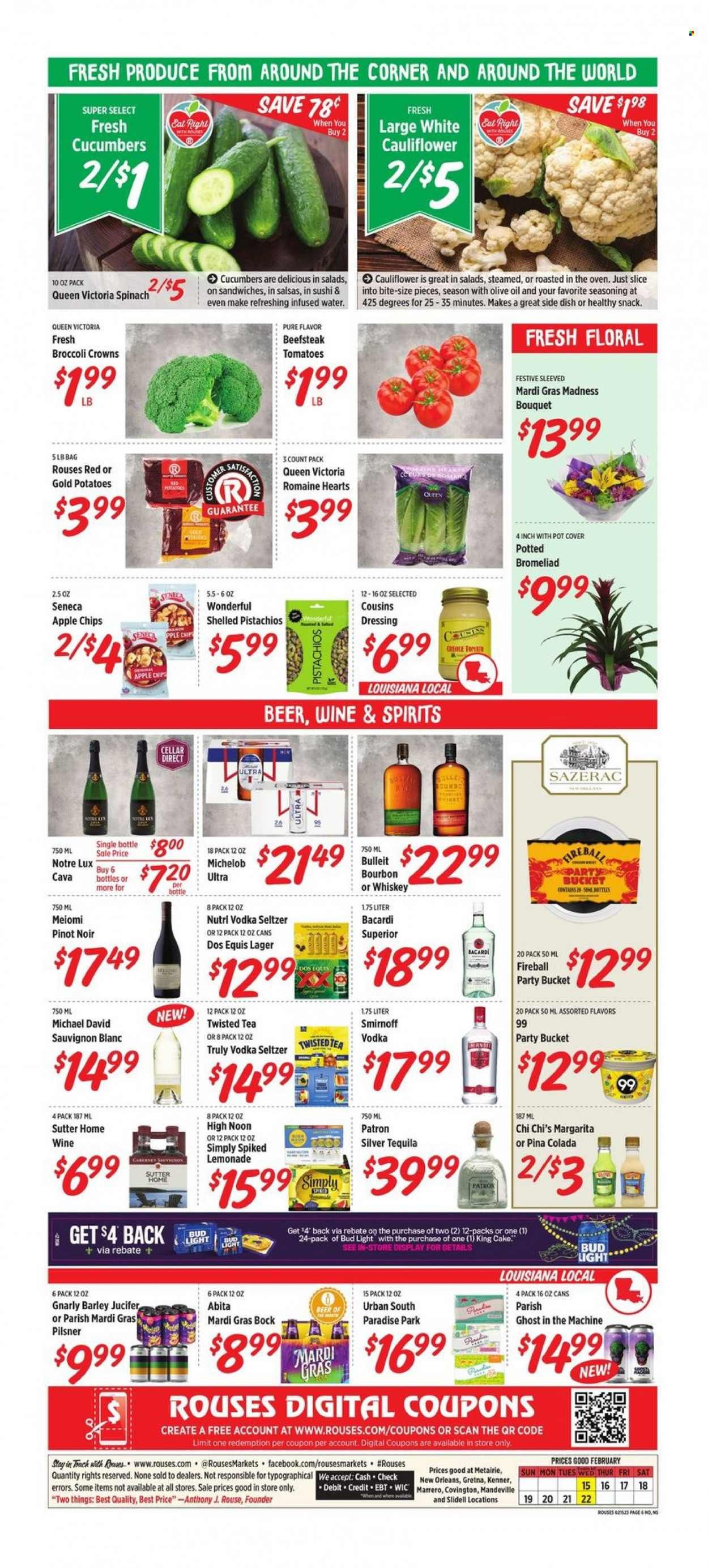 Rouses Markets (LA) Weekly Ad Flyer Specials February 15 to February 22, 2023