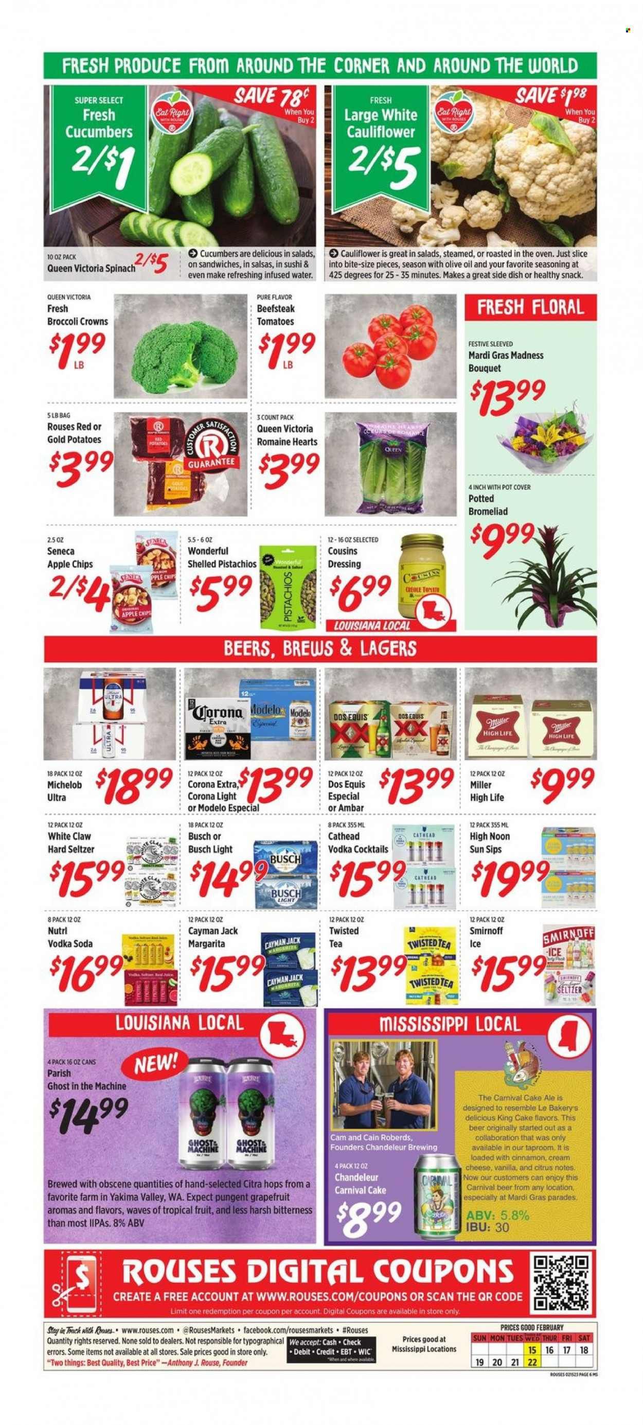 Rouses Markets (MS) Weekly Ad Flyer Specials February 15 to February 22, 2023