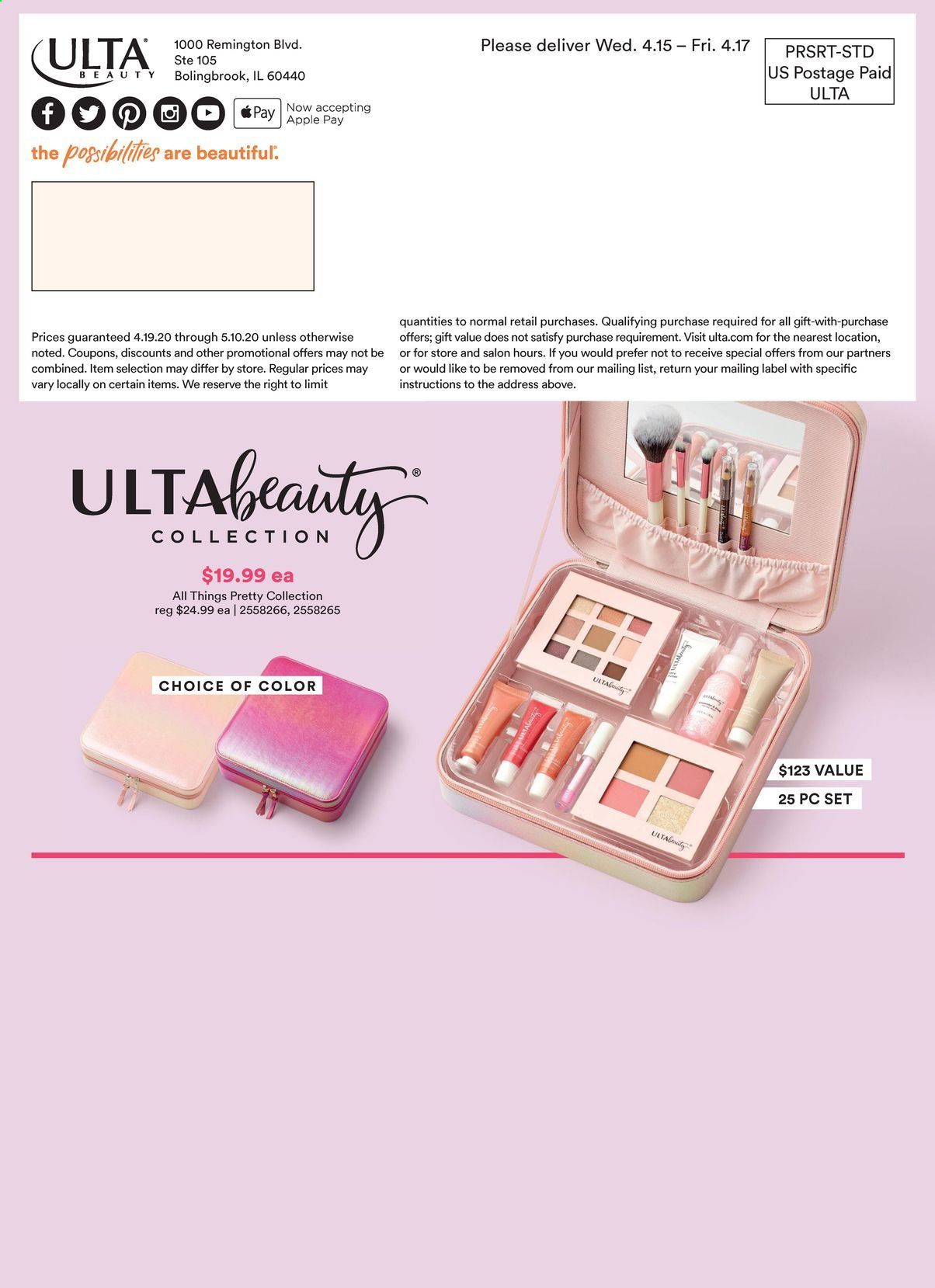 Ulta Beauty Weekly Ad & Flyer April 19 to May 10
