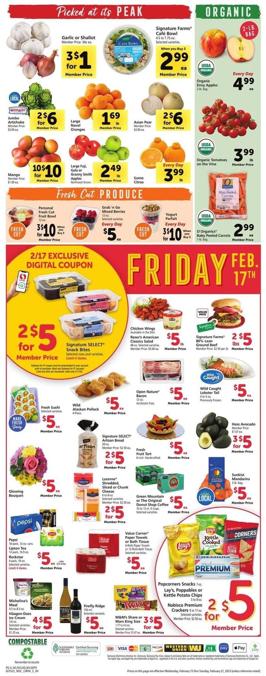 Safeway (CA, HI, OR, WA) Weekly Ad Flyer Specials February 15 to February 21, 2023