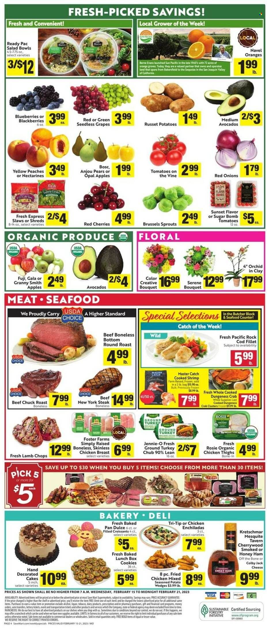 Save Mart (CA, NV) Weekly Ad Flyer Specials February 15 to February 21, 2023