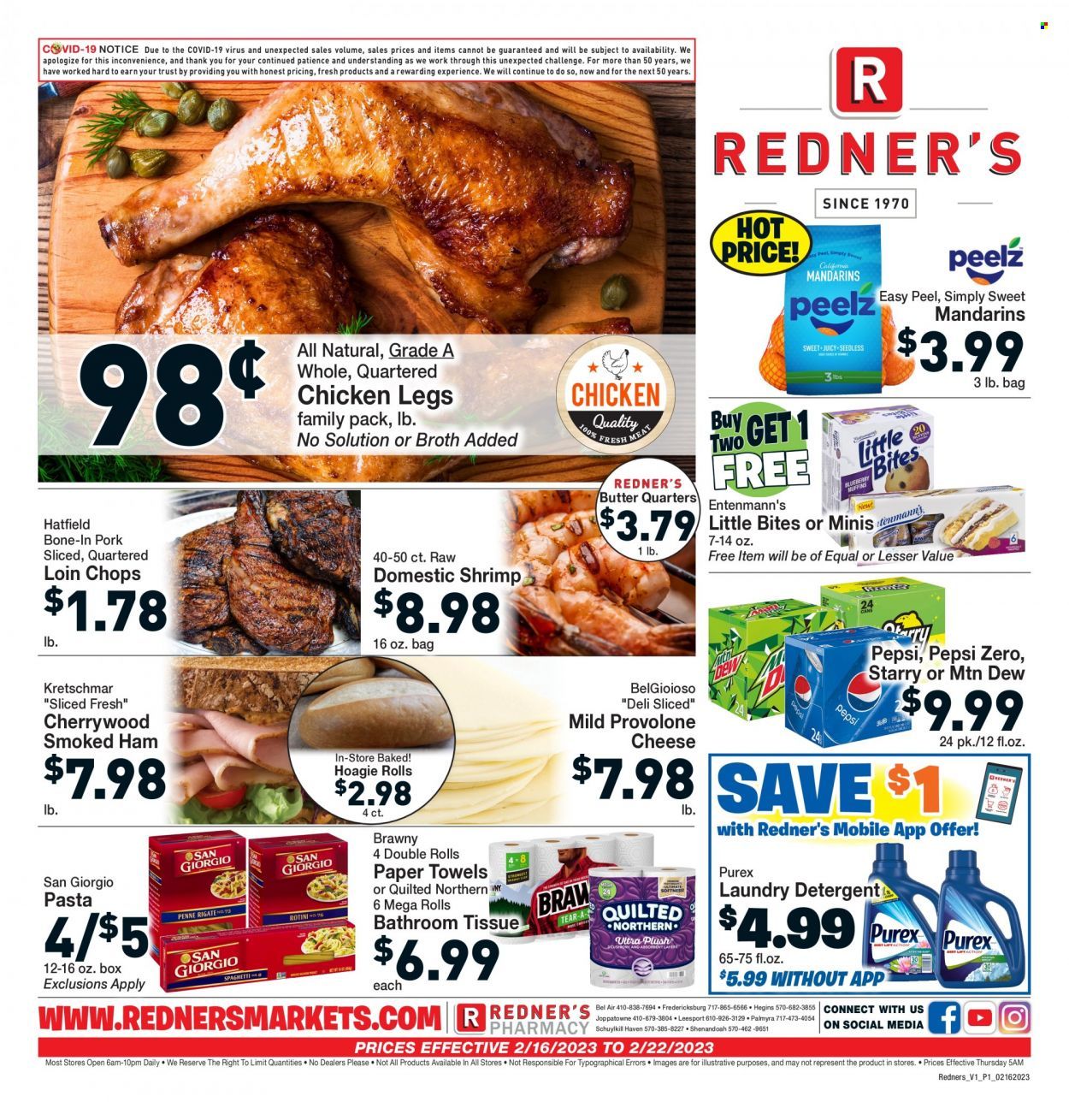 Redner's Markets (DE, MD, PA) Weekly Ad Flyer Specials February 16 to February 22, 2023