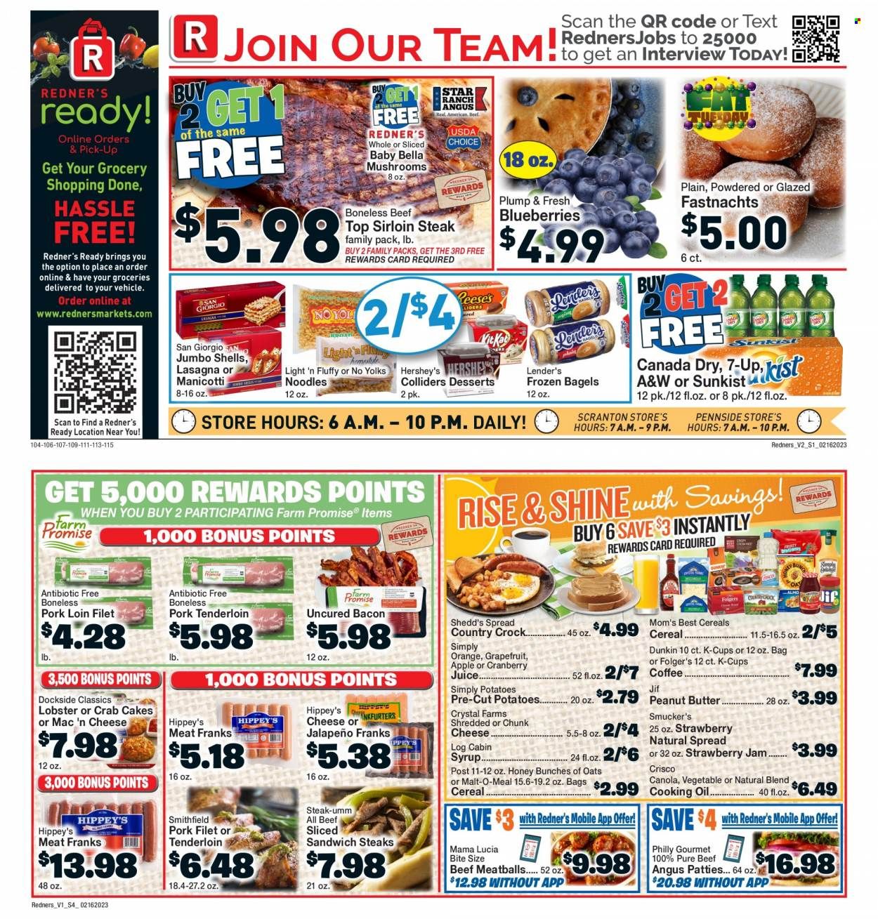 Redner's Markets (DE, MD, PA) Weekly Ad Flyer Specials February 16 to February 22, 2023