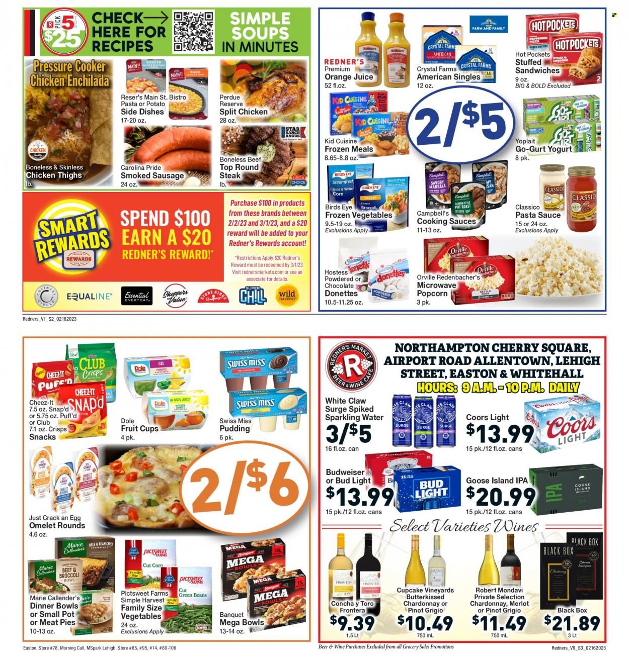 Redner's Markets (DE, MD, PA) Weekly Ad Flyer Specials February 16 to February 22, 2023