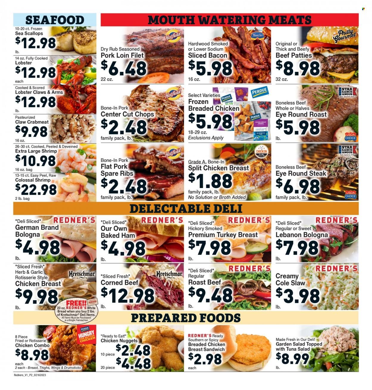 Redner's Markets (DE, MD, PA) Weekly Ad Flyer Specials February 16 to February 22, 2023
