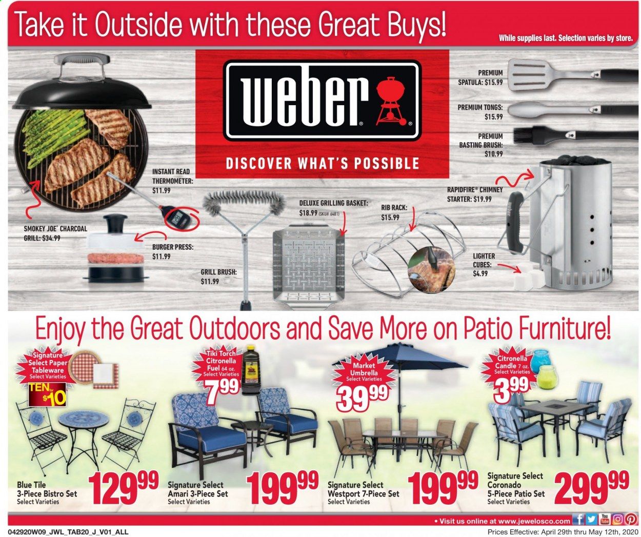 Jewel Osco Weekly Ad & Flyer April 29 to May 12