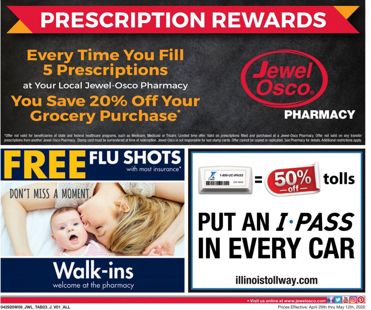 Jewel Osco Weekly Ad & Flyer April 29 to May 12