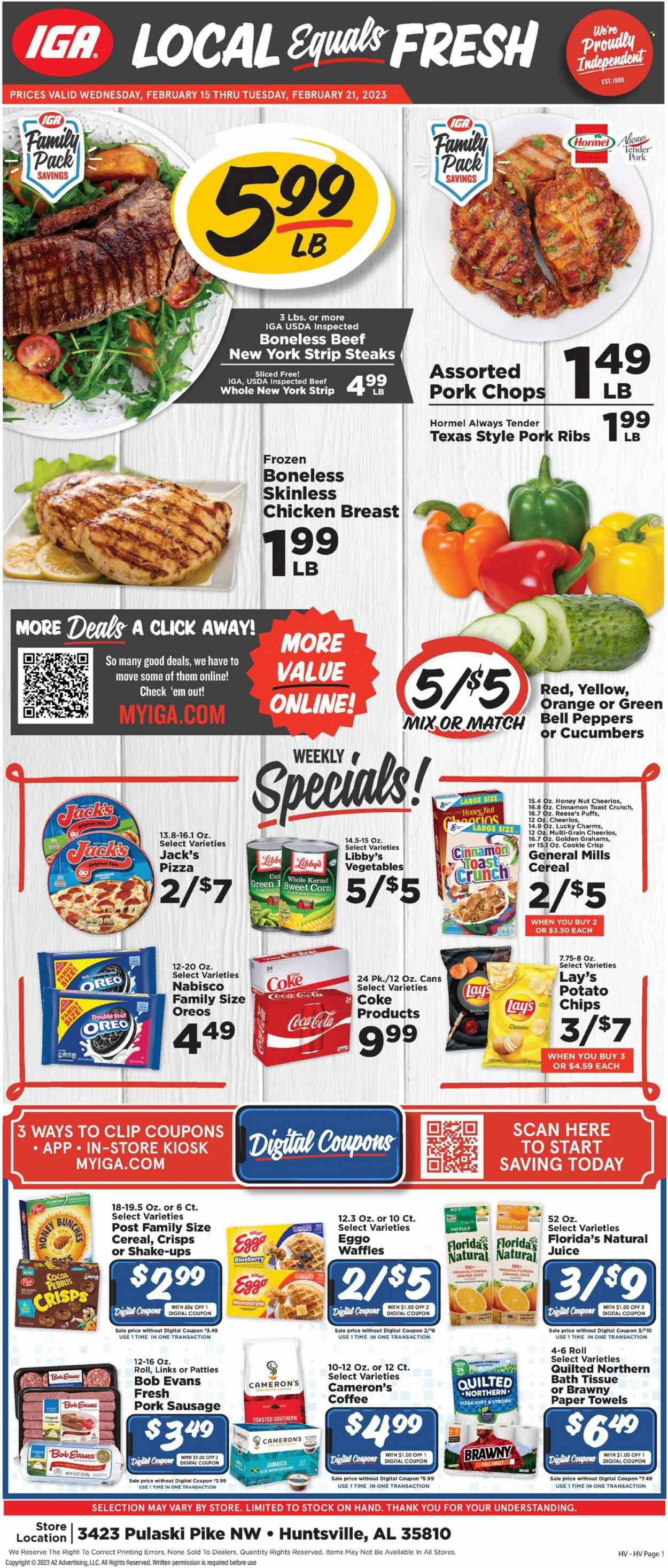 IGA (AL) Weekly Ad Flyer Specials February 15 to February 21, 2023