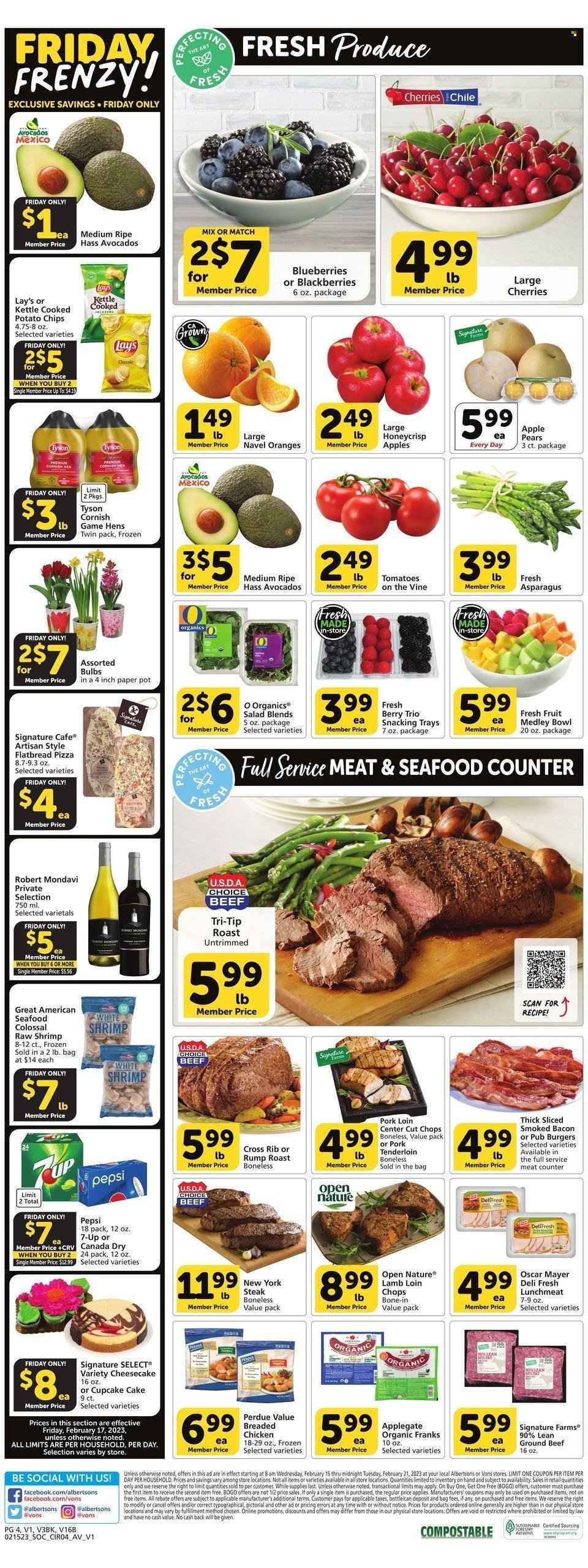 Vons (CA) Weekly Ad Flyer Specials February 15 to February 21, 2023