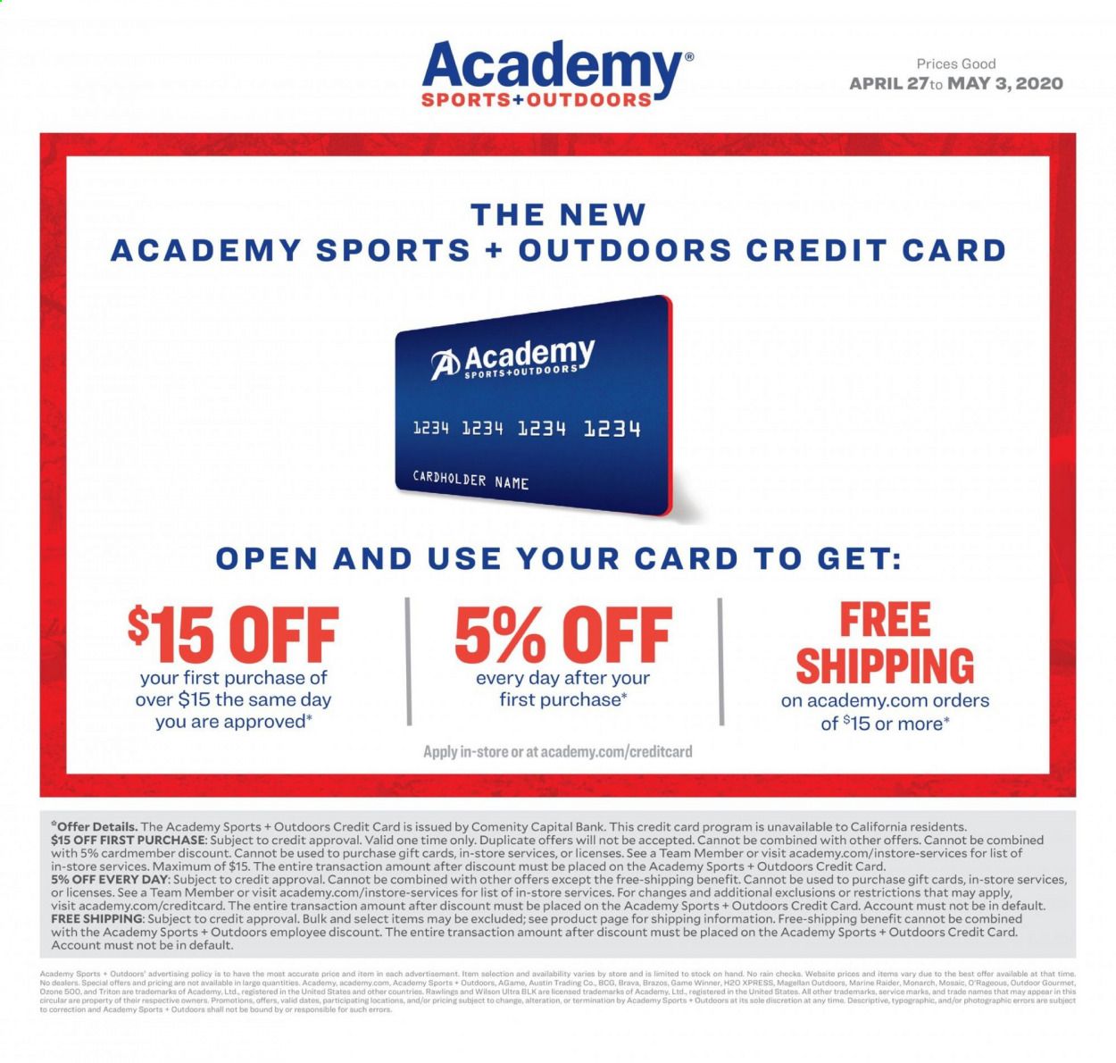 Academy Sports Weekly Ad & Flyer April 27 to May 3