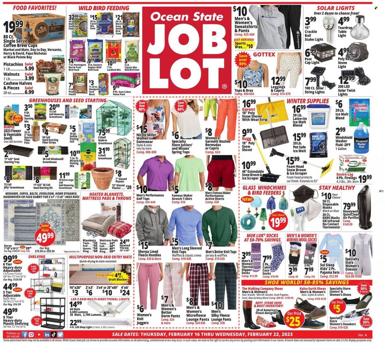 Ocean State Job Lot (CT, MA, ME, NH, NJ, NY, RI, VT) Weekly Ad Flyer Specials February 16 to February 22, 2023
