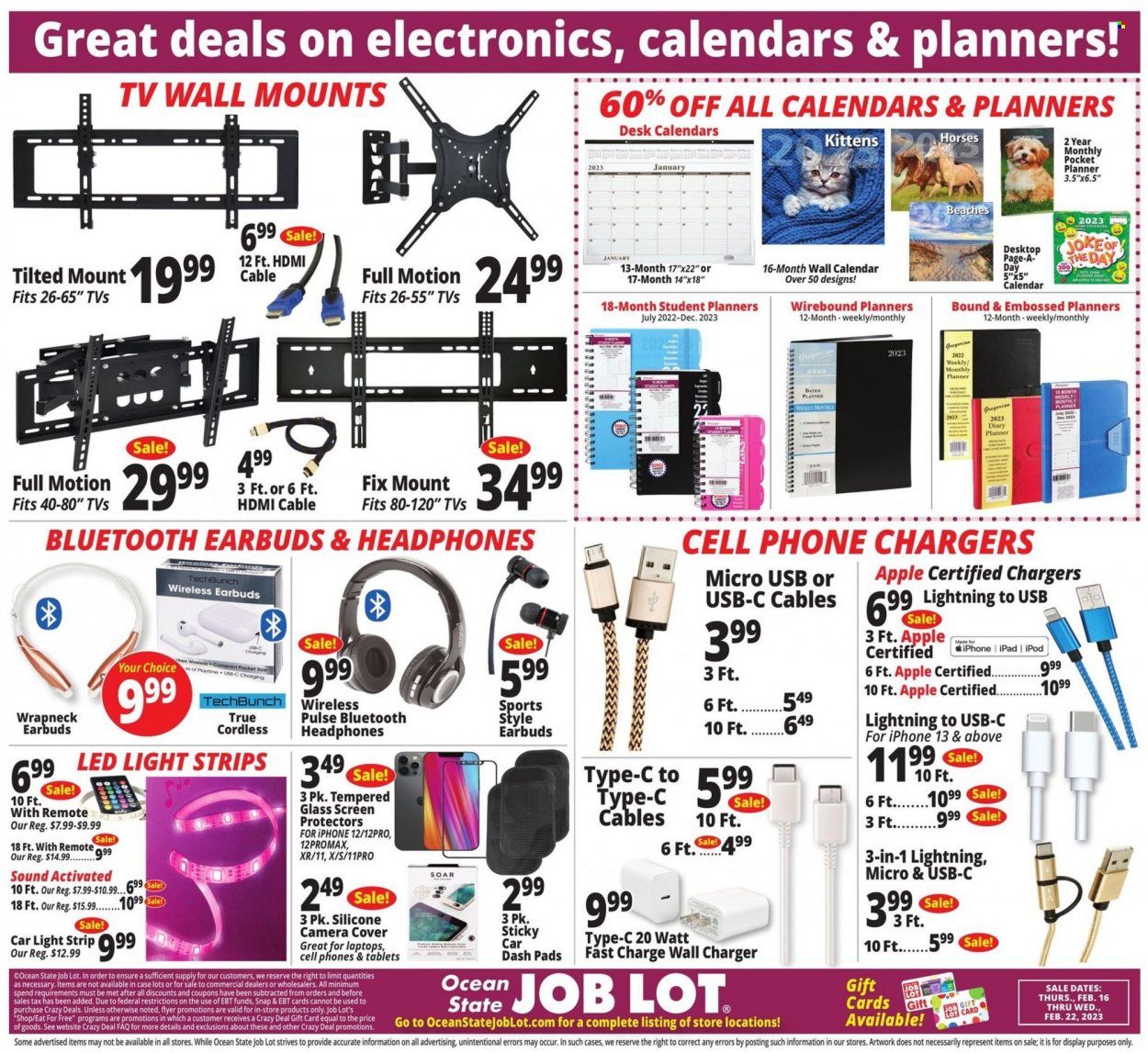 Ocean State Job Lot (CT, MA, ME, NH, NJ, NY, RI, VT) Weekly Ad Flyer Specials February 16 to February 22, 2023