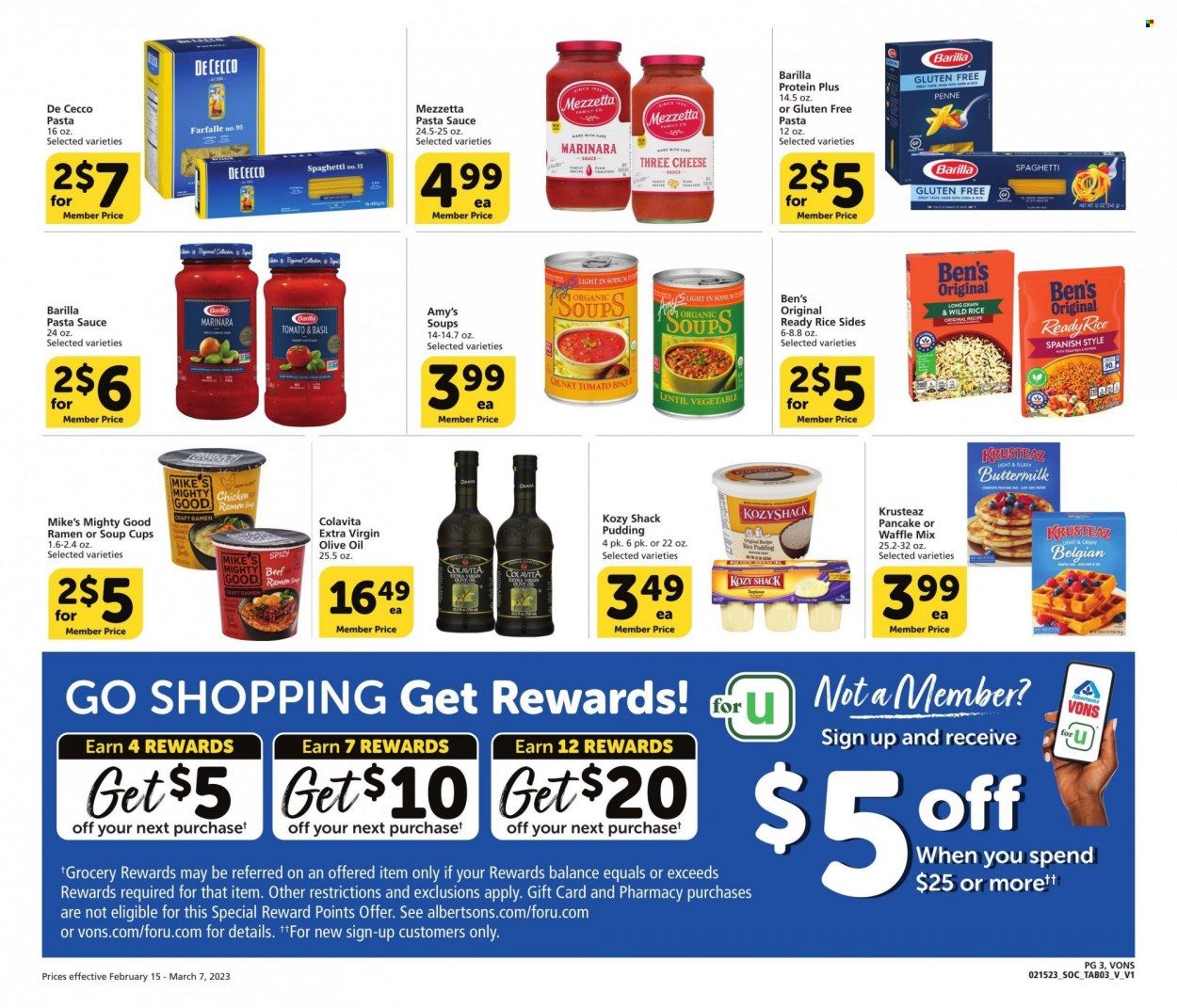 Vons (CA) Weekly Ad Flyer Specials February 15 to March 7, 2023