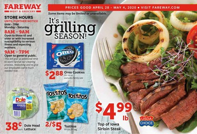 Fareway Weekly Ad & Flyer April 28 to May 4