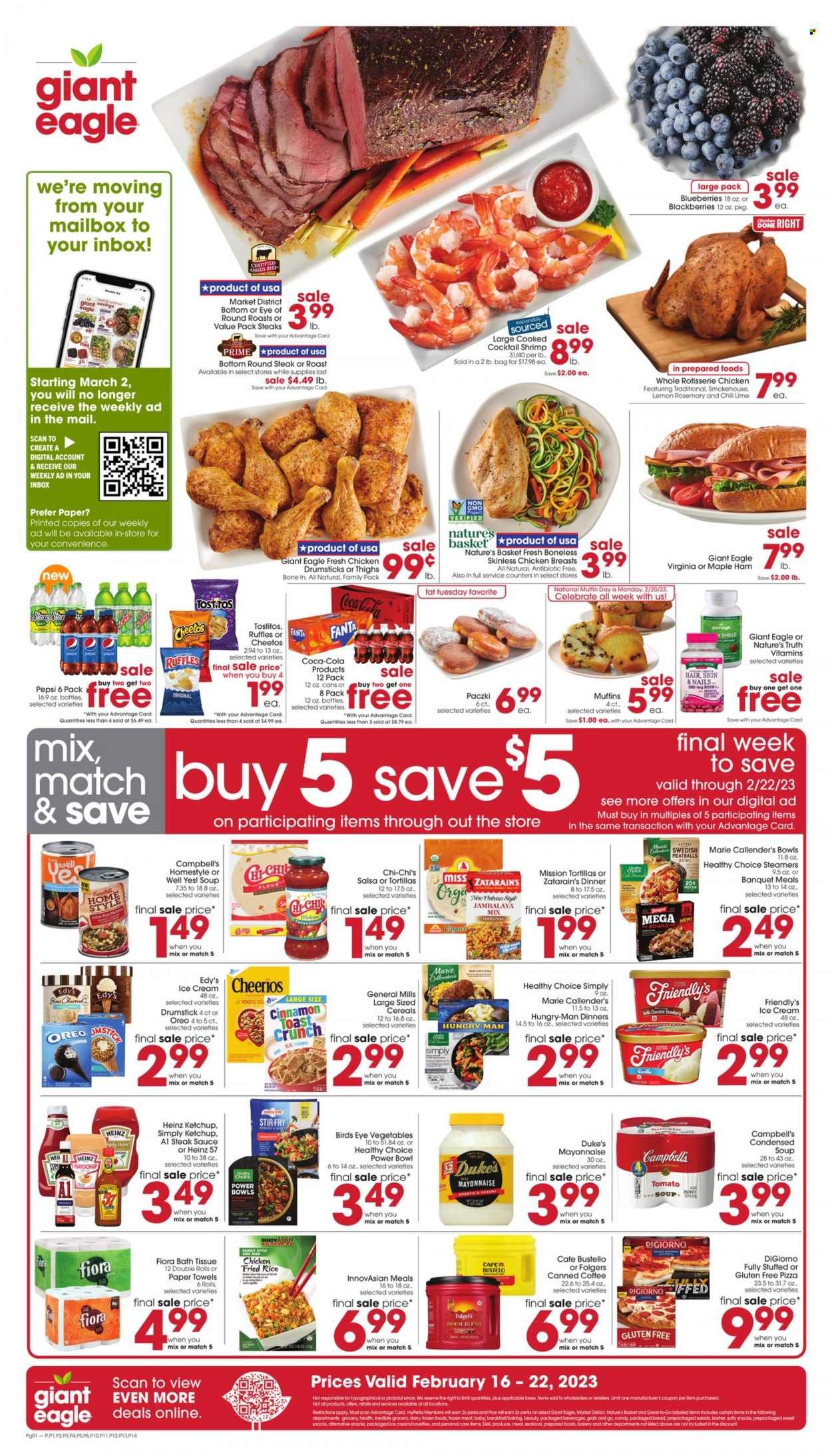 Giant Eagle (OH, PA) Weekly Ad Flyer Specials February 16 to February 22, 2023