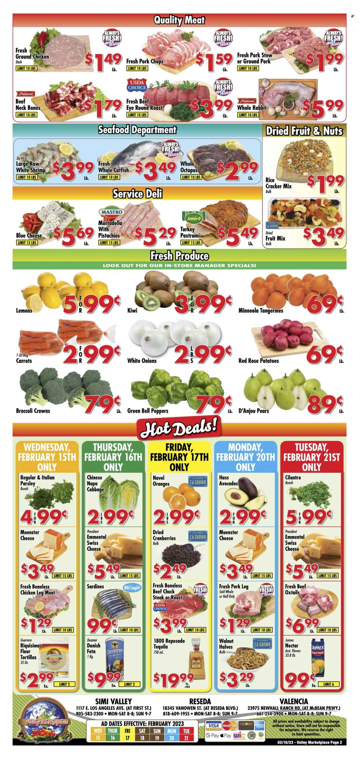 Valley Marketplace (CA) Weekly Ad Flyer Specials February 15 to February 21, 2023