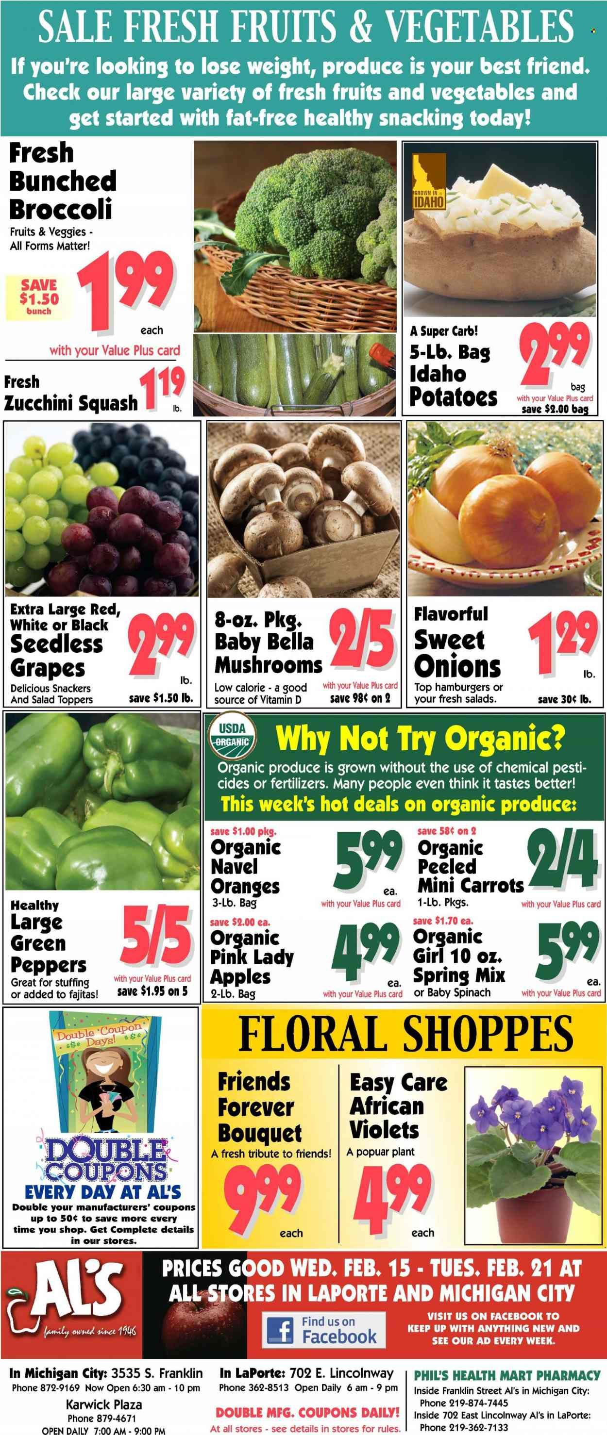 Al's Supermarket (IN) Weekly Ad Flyer Specials February 15 to February 21, 2023