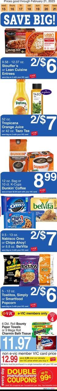 Harris Teeter Weekly Ad Flyer Specials February 15 to February 21, 2023