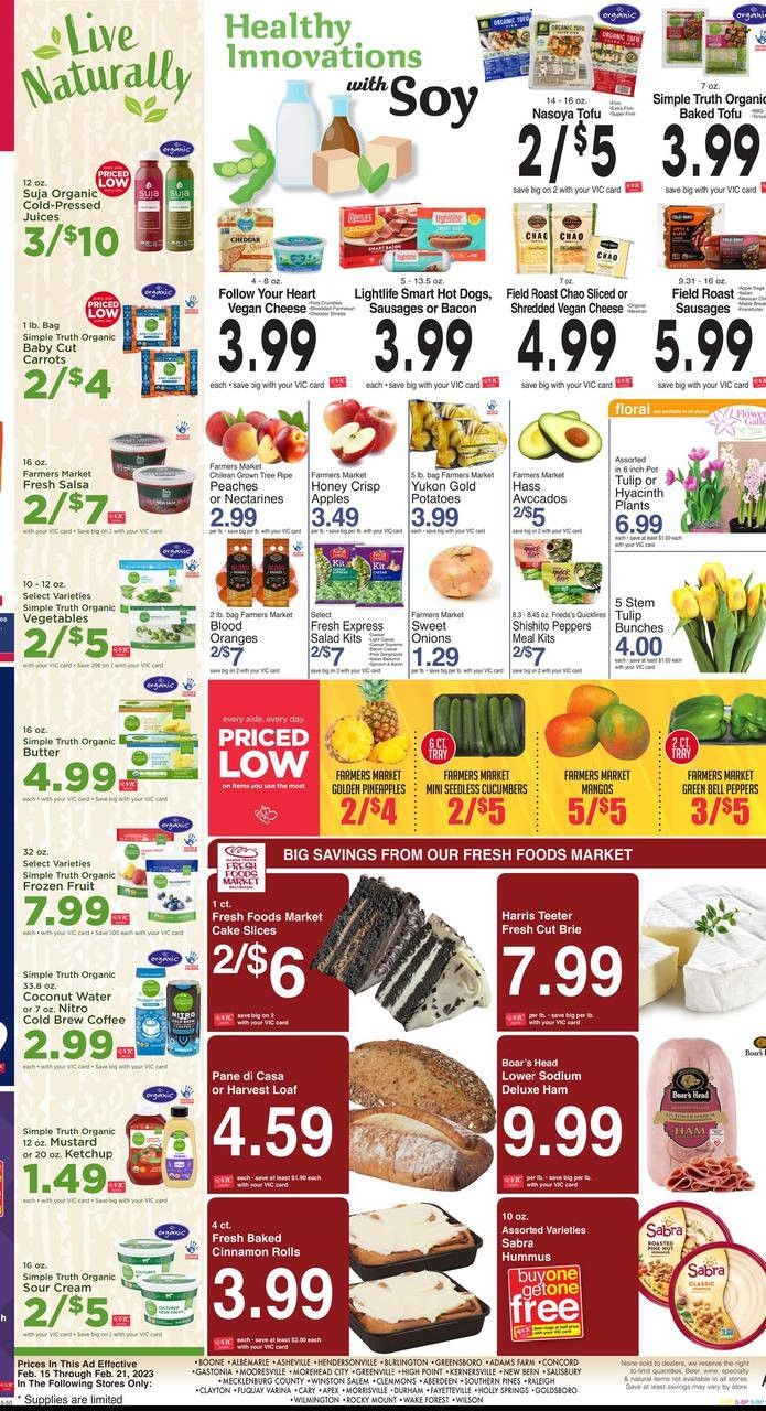 Harris Teeter Weekly Ad Flyer Specials February 15 to February 21, 2023