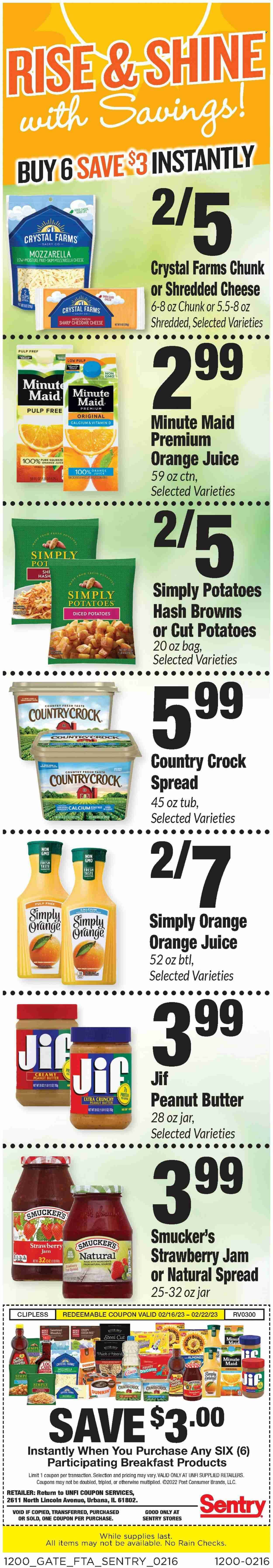 Sentry Foods (WI) Weekly Ad Flyer Specials February 16 to February 22, 2023