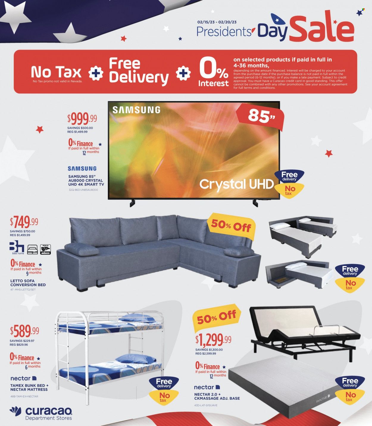 Curacao (AZ, CA, NV) Weekly Ad Flyer Specials February 15 to February 20, 2023