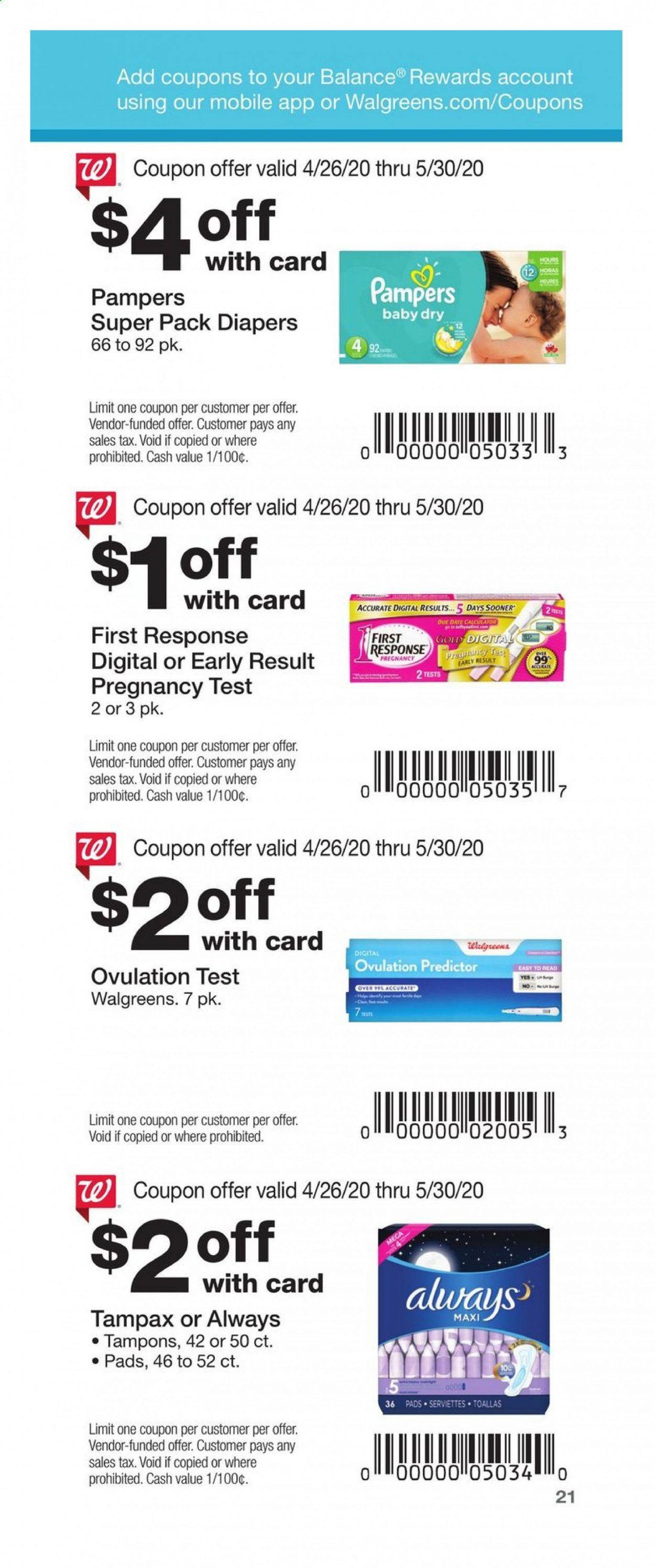 Walgreens Weekly Ad & Flyer April 26 to May 30