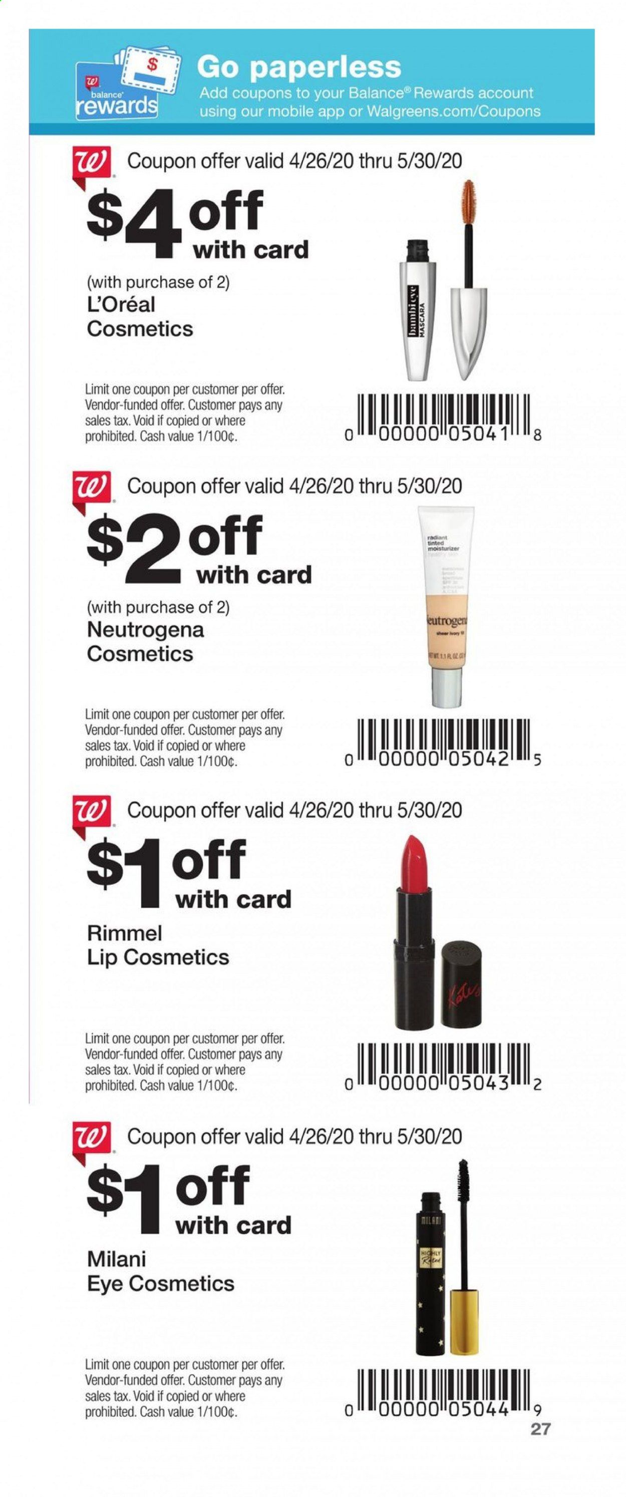Walgreens Weekly Ad & Flyer April 26 to May 30