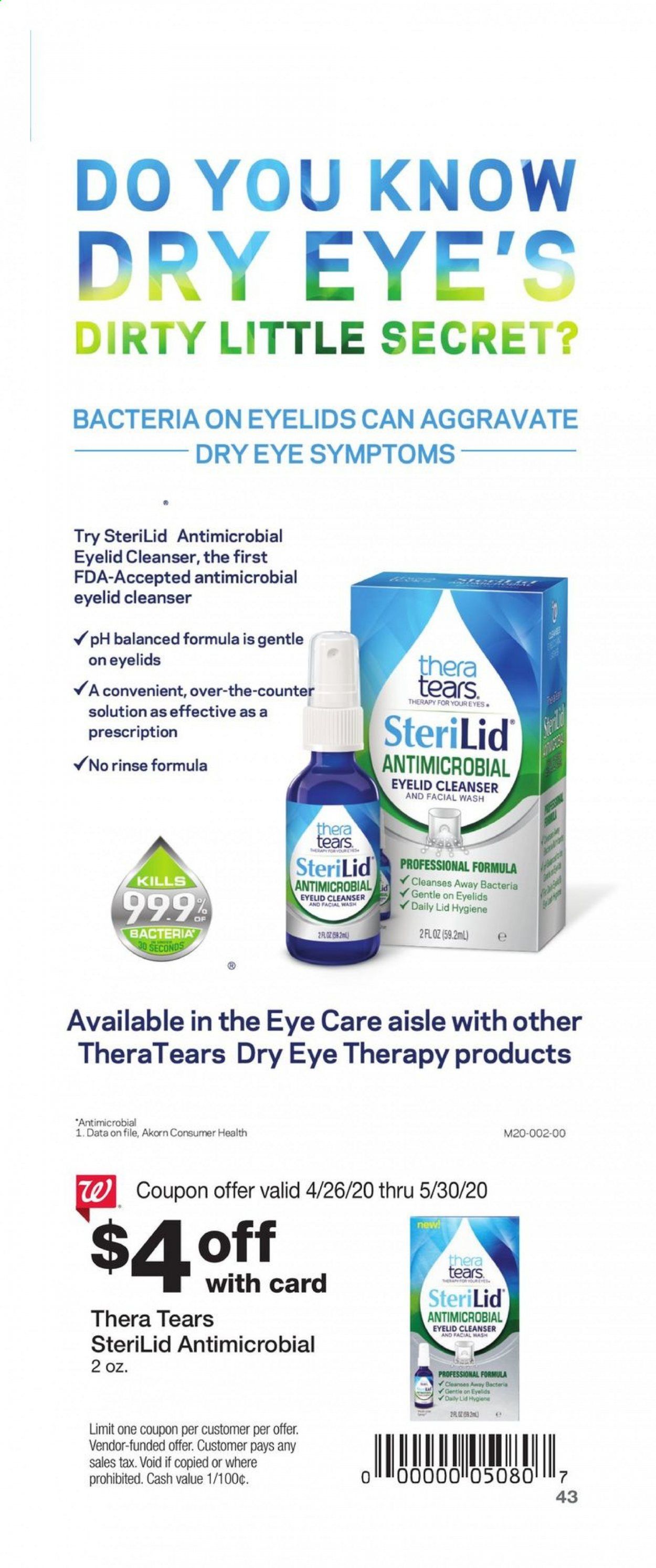 Walgreens Weekly Ad & Flyer April 26 to May 30