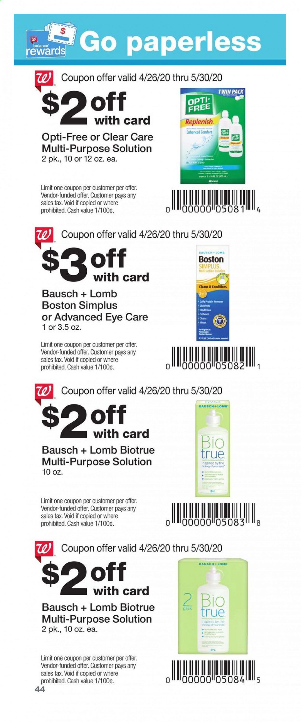 Walgreens Weekly Ad & Flyer April 26 to May 30