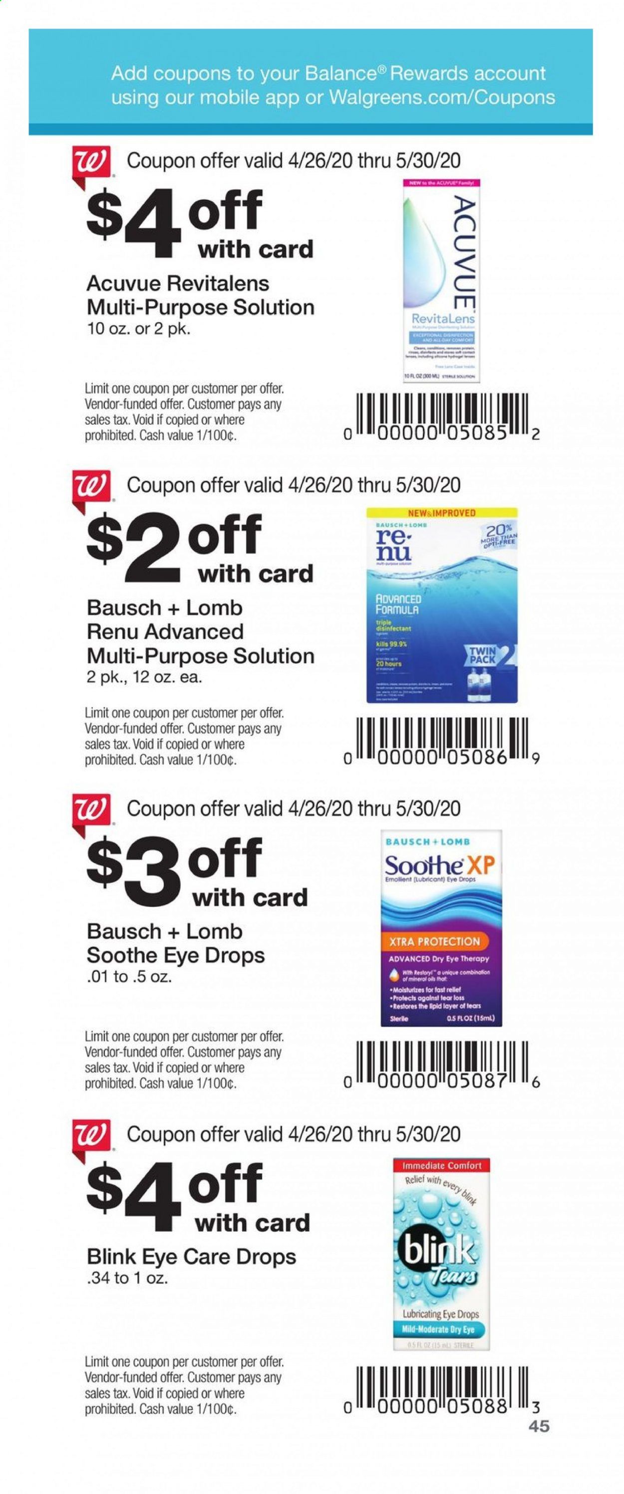 Walgreens Weekly Ad & Flyer April 26 to May 30
