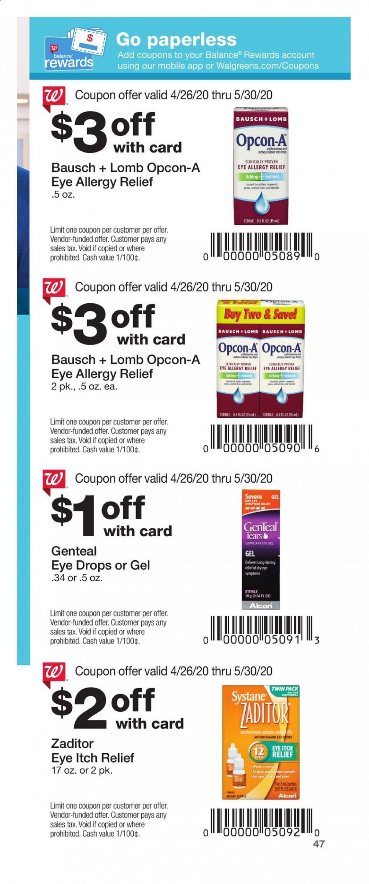 Walgreens Weekly Ad & Flyer April 26 to May 30